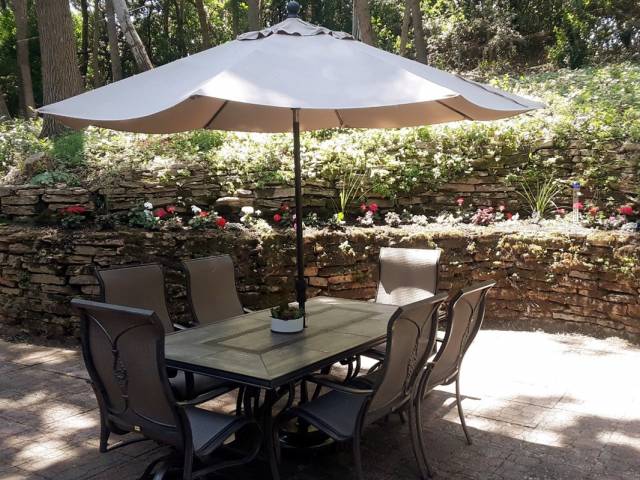 Back yard patio