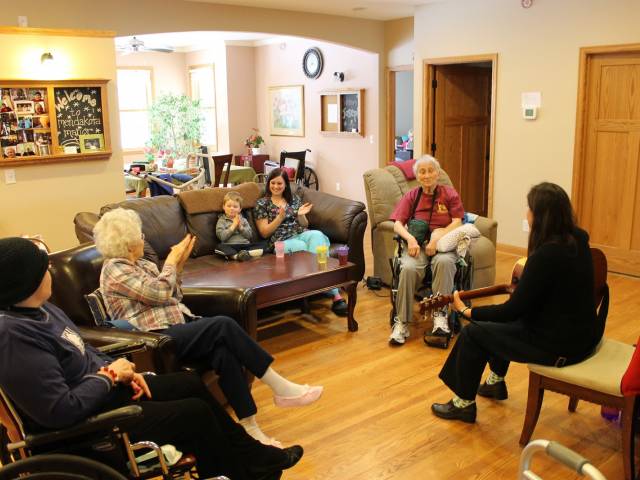 Music Therapy Session at Heart to Home