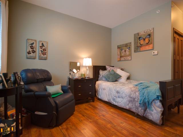 Each client has his / her own bedroom.  Use our furniture, or your own!