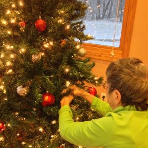 Christmas Tree Decorating at Heart to Home